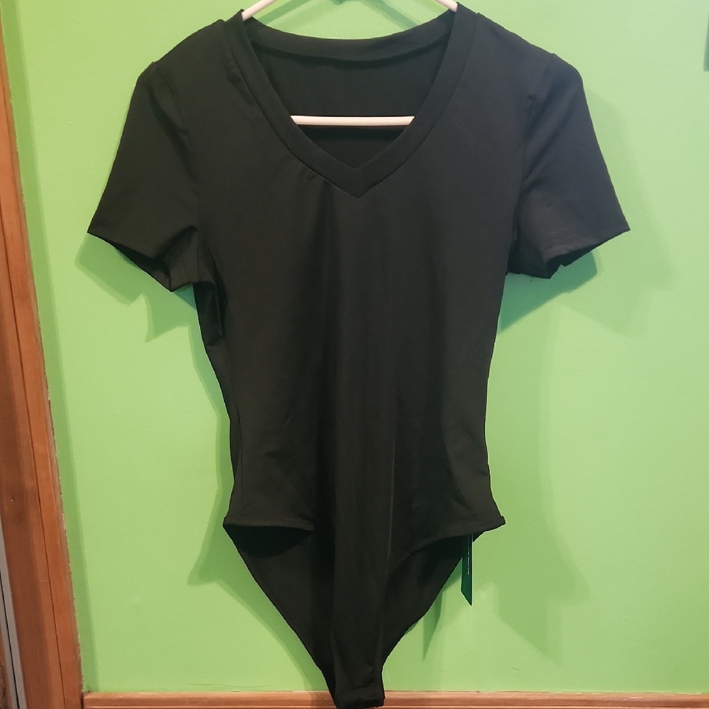 V Neck Bodysuit